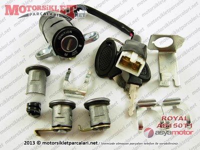 Asyamotor Royal AS150T1 Maxi Scooter Kontak Kilit Seti