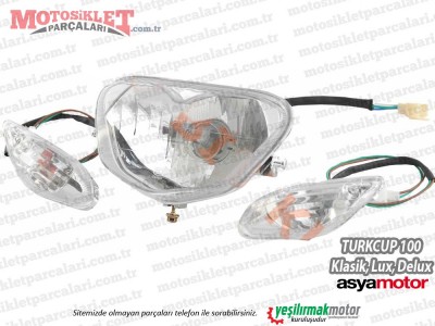Asya Turkcup 100 Klasik, Lux, Delux Far ve Sis Lambası Takımı
