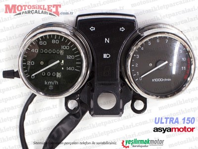 Asyamotor AS150 Ultra KM, Kilometre Saati Komple