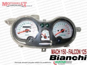 Bianchi Mach 150, Falcon 125 Gösterge, Kilometre Saati Komple