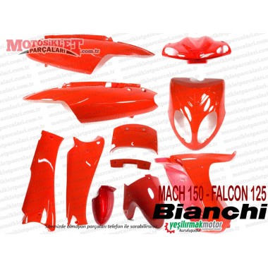 Bianchi Mach 150, Falcon 125 Kaporta Seti - KARIŞIK RENK