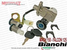 Bianchi Mach 150, Falcon 125 Kontak Kilit Seti