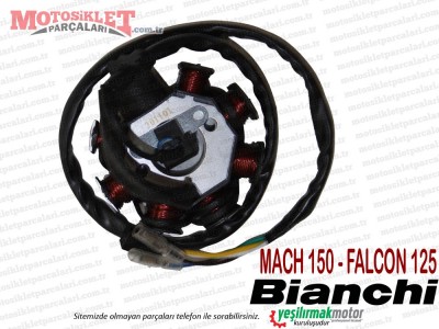 Bianchi Mach 150, Falcon 125 Stator, Sargı