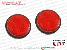 Çelik Angel 50 KD50QT-4 Scooter Arka Kuyruk Yan Reflektör Takımı