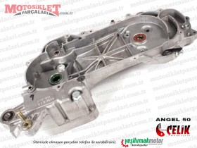 Çelik Angel 50 KD50QT-4 Scooter Motor Sol Krank Kutusu