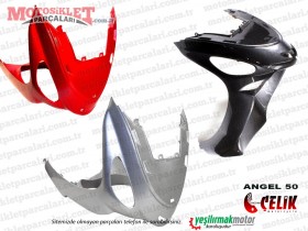 Çelik Angel 50 KD50QT-4 Scooter Ön Panel Alt Grenaj, Burun siyah renk