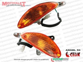 Çelik Angel 50 KD50QT-4 Scooter Ön Sağ-Sol Sinyal Komple