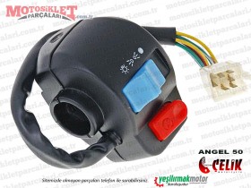 Çelik Angel 50 KD50QT-4 Scooter Sağ Kumanda Paneli