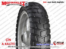 Çelik Boatian BT 125 T-2 Dış Lastik - Dubleks - A Kalite 130/70/12