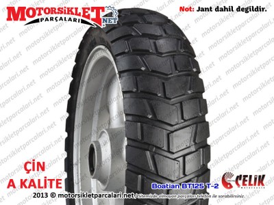 Çelik Boatian BT 125 T-2 Dış Lastik - Dubleks - A Kalite 130/70/12