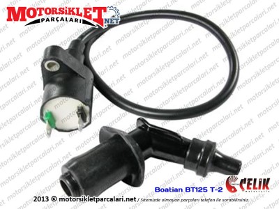 Çelik Boatian BT 125 T-2 Ateşleme Bobini ve Buji Başlığı