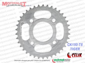 Çelik CK150-T8 Tiger Zincir Arka Dişlisi