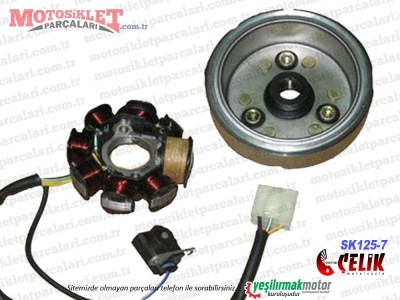 Çelik SK125-7 Alternatör Komple