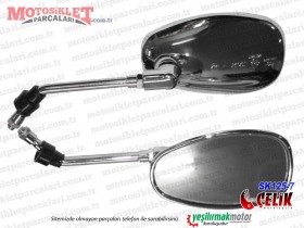Çelik SK125-7 Ayna Takımı, Nikelajlı