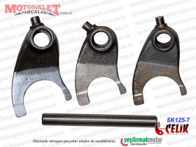 Çelik SK125-7 Vites Hilali ve Mili Takım