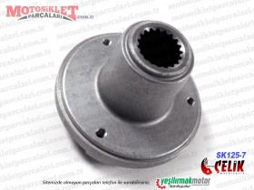 Çelik SK125-7 Yağ Pompası Rotor Kapağı Komple