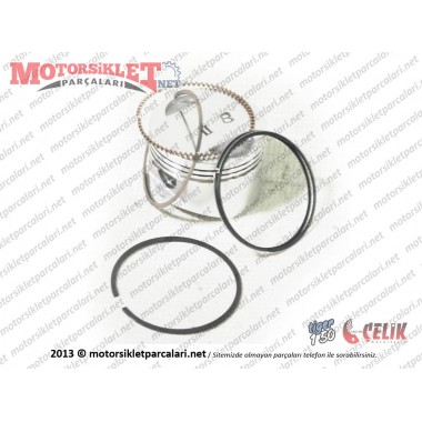 Çelik Tiger 150 Maxi Scooter Piston Sekman Takımı