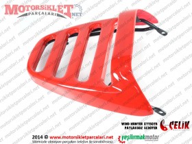 Çelik Wind Hunter XT150T-8 Scooter Arka Tutacak Plastiği  NOT DEMİR DAHİL DEĞİLDİR KARIŞIK RENKTİR
