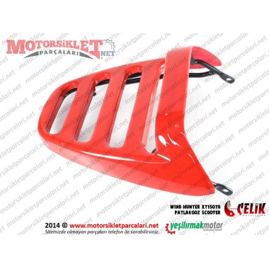 Çelik Wind Hunter XT150T-8 Scooter Arka Tutacak Plastiği  NOT DEMİR DAHİL DEĞİLDİR 