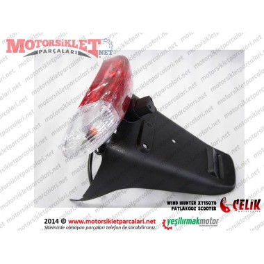 Çelik Wind Hunter XT150T-8 Scooter Stop Komple
