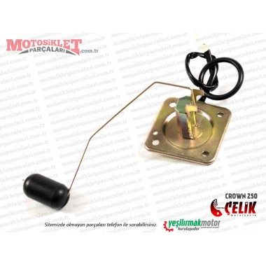 Çelik Crown XT250-16 Chopper Benzin Deposu, Yakıt Şamandırası