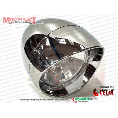 Çelik Crown XT250-16 Chopper Far Komple (Büyük)