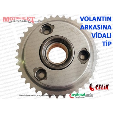 Çelik Crown XT250-16 Chopper İlk Hareket, Marş Rublesi Komple - Volan Arkasına Vidalı