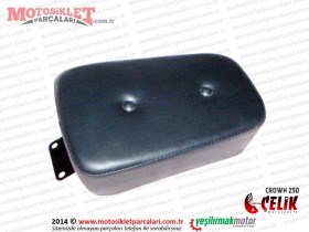 Çelik Crown XT250-16 Chopper Koltuk, Sele Arka Taraf 