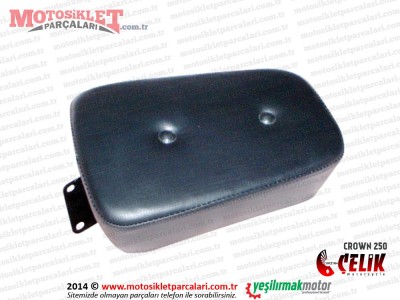Çelik Crown XT250-16 Chopper Koltuk, Sele Arka Taraf Çelik Crown XT250-16 Chopper Koltuk, Sele Arka Taraf