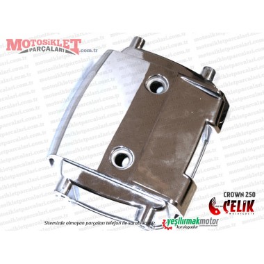 Çelik Crown XT250-16 Chopper Külbütör Kapağı (Orta) 