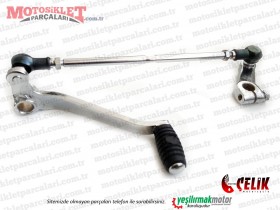 Çelik Crown XT250-16 Chopper Vites Pedalı ve Rod Mili Komple