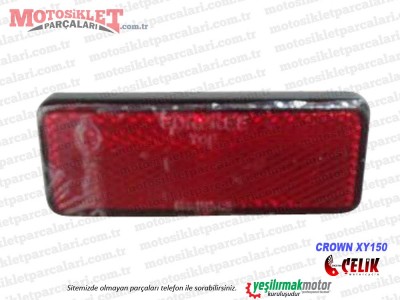 Çelik Crown XY150 Chopper Arka Reflektör