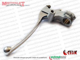 Çelik Crown XY150 Chopper Debriyaj Kolu ve Kütüğü Komple - GRİ