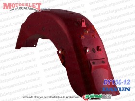 Dayun DY150-12 Chopper Arka Çamurluk - Bordo