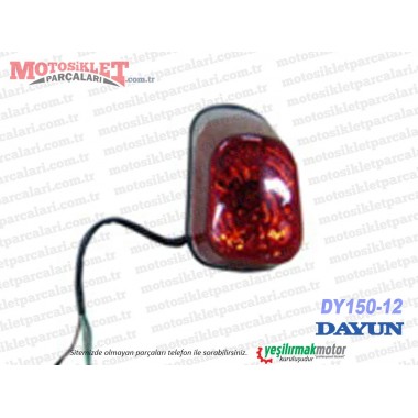 Dayun DY150-12 Chopper Arka Stop Lambası - Komple