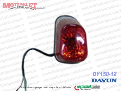 Dayun DY150-12 Chopper Arka Stop Lambası - Komple