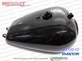 Dayun DY150-12 Chopper Benzin Deposu - SARI