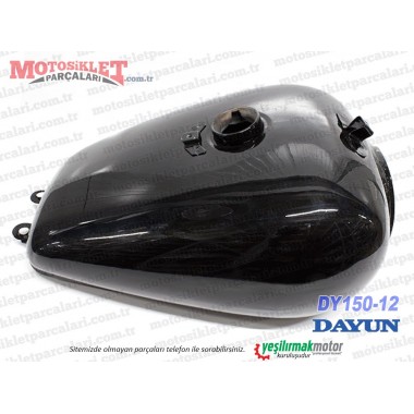 Dayun DY150-12 Chopper Benzin Deposu - SARI