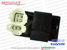 Dayun DY150-12 Chopper Cdi, Beyin (Soket Ağzı KARE)