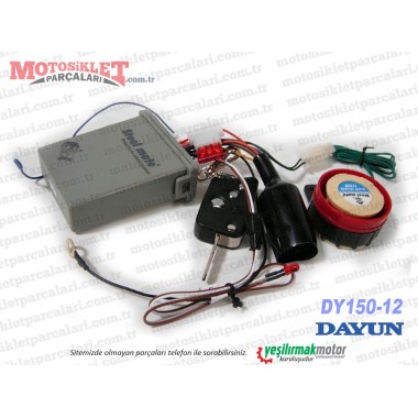 Dayun DY150-12 Chopper Güvenlik Alarmı