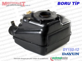 Dayun DY150-12 Chopper Hava Filtresi Komple - Boru Tip