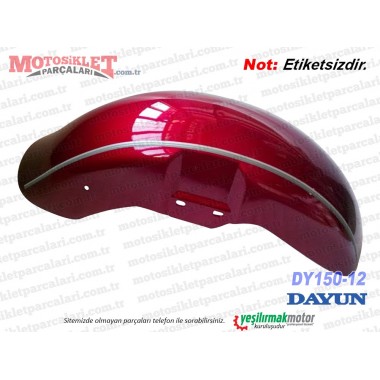 Dayun DY150-12 Chopper Ön Çamurluk - Bordo