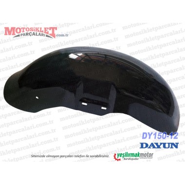 Dayun DY150-12 Chopper Ön Çamurluk - Siyah