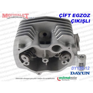 Dayun DY150-12 Chopper Silindir Üst Kapağı Komple - Dolu