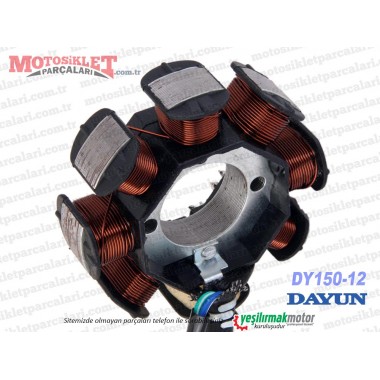 Dayun DY150-12 Chopper Statör, Sargı (8li)