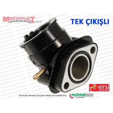 Ersi Motor YB125T-22 Karbüratör Manifoldu - TEK ÇIKIŞLI