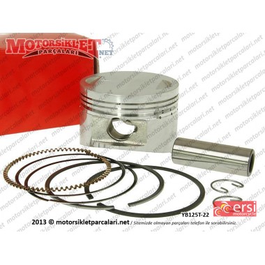 Ersi Motor YB125T-22 Piston, Sekman Seti