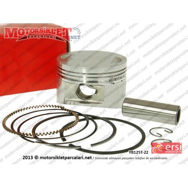 Ersi Motor YB125T-22 Piston, Sekman Seti