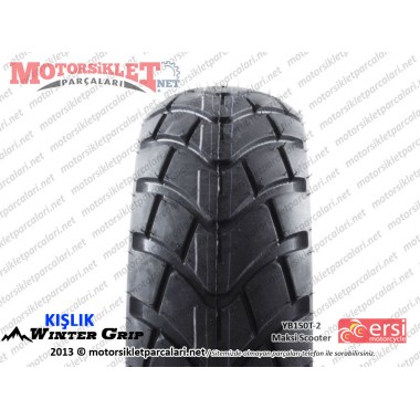 Ersi Motor Maxi Scooter YB150 T-2 Dış Lastik, Dubleks (Tubeless) - KIŞLIK swallow 130/70/12