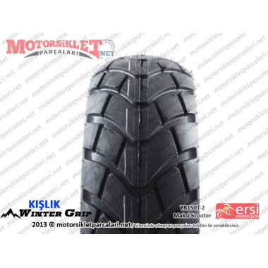 Ersi Motor Maxi Scooter YB150 T-2 Dış Lastik, Dubleks (Tubeless) - KIŞLIK swallow 130/70/12